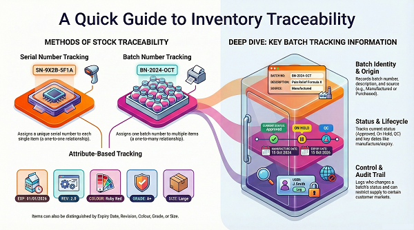 Item Traceability Infographic